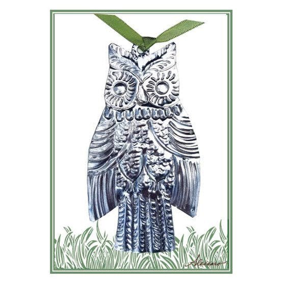 Owl Keepsake Ornament on Greeting Card