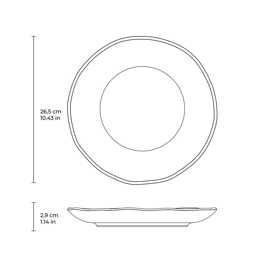 Dijon Dinner Plate 10.8" Set of 4