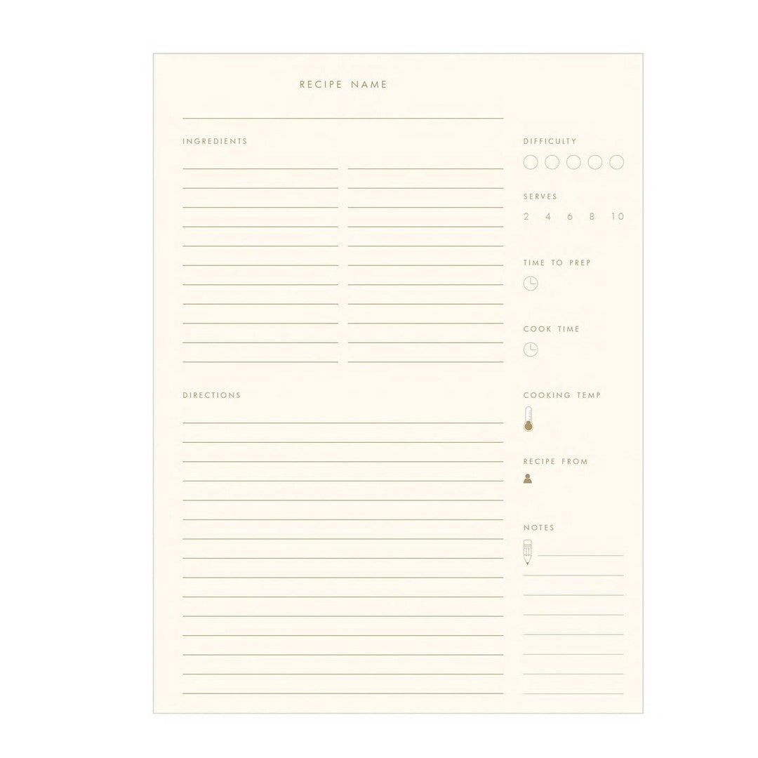 Standard Homemade From Scratch Recipe Book