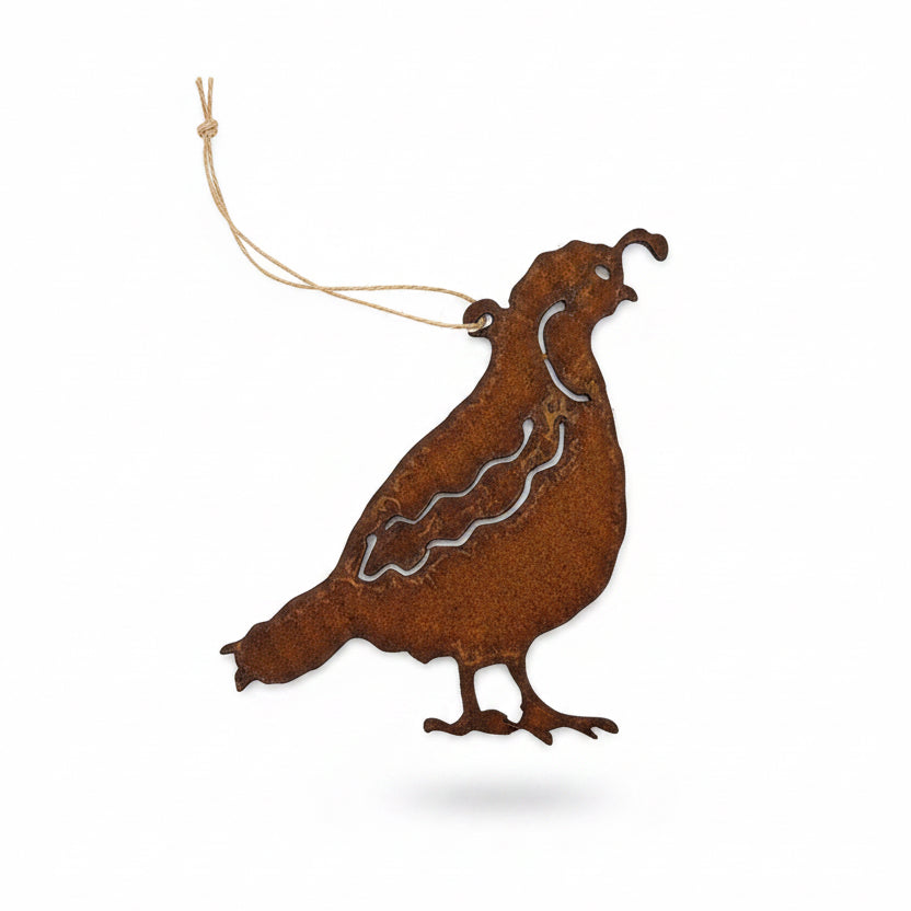 Quail Southwest Desert Ornament