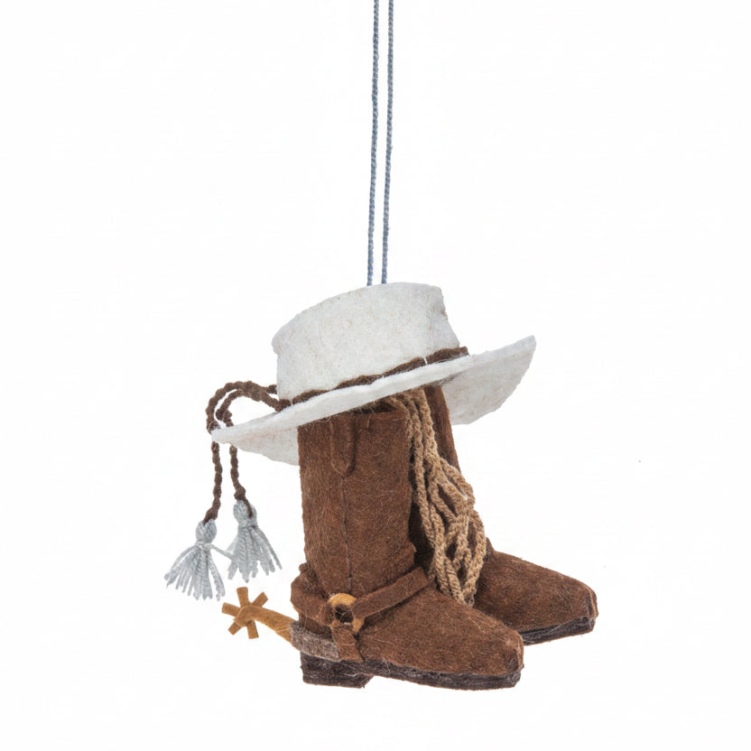 Cowboy Hat & Boots Ornament