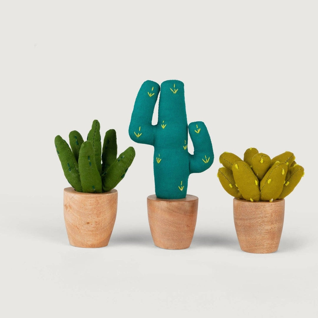 Handmade Mini Cotton Aloe Vera Plant