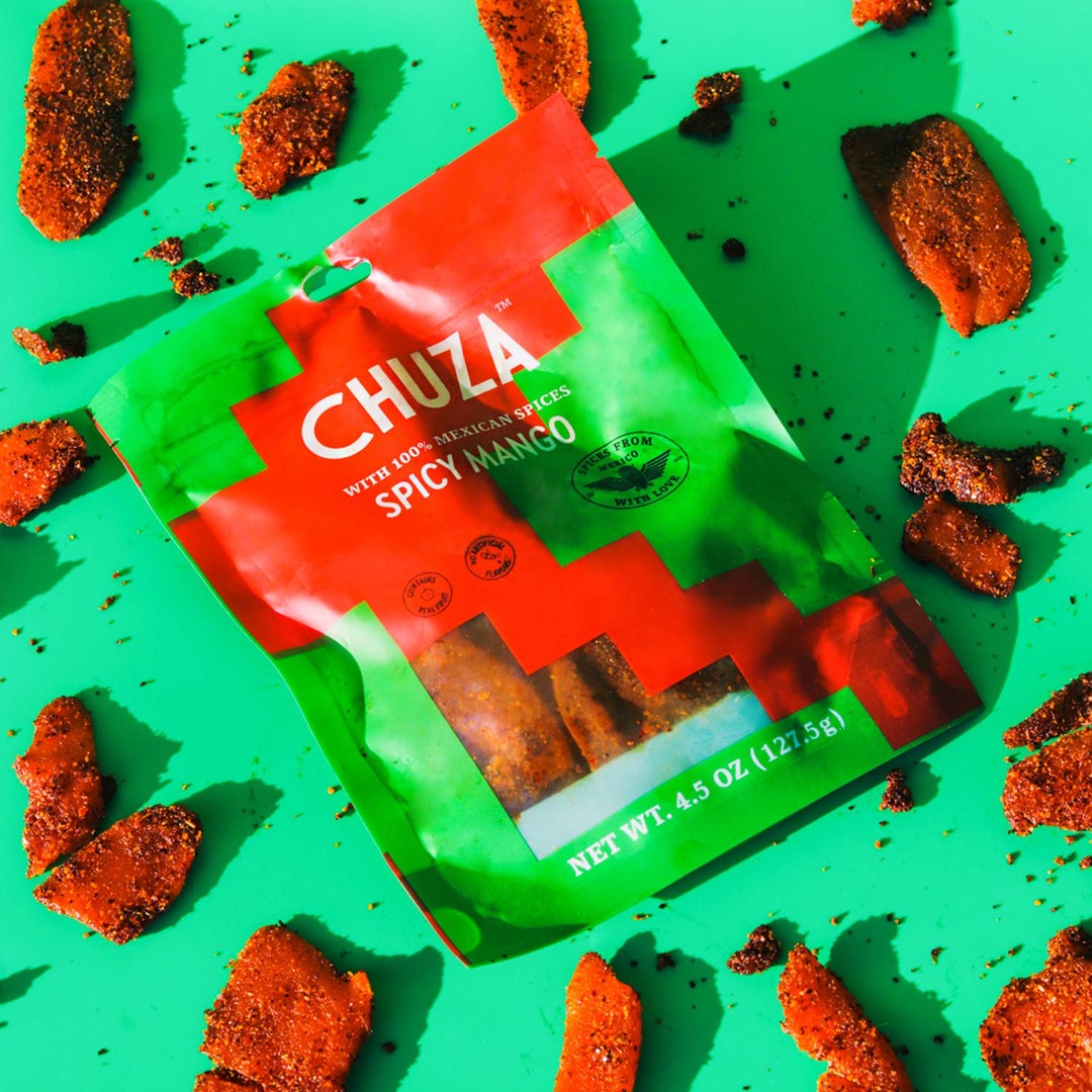 CHUZA Dried Mango with Chili Seasoning