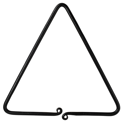 Triangle Dinner Bell, Forged Iron