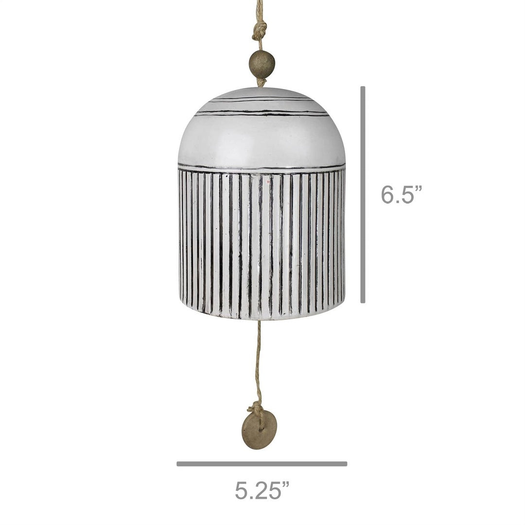Striped Ceramic Bell