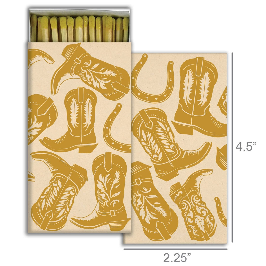 Gold Foil Boots Matches