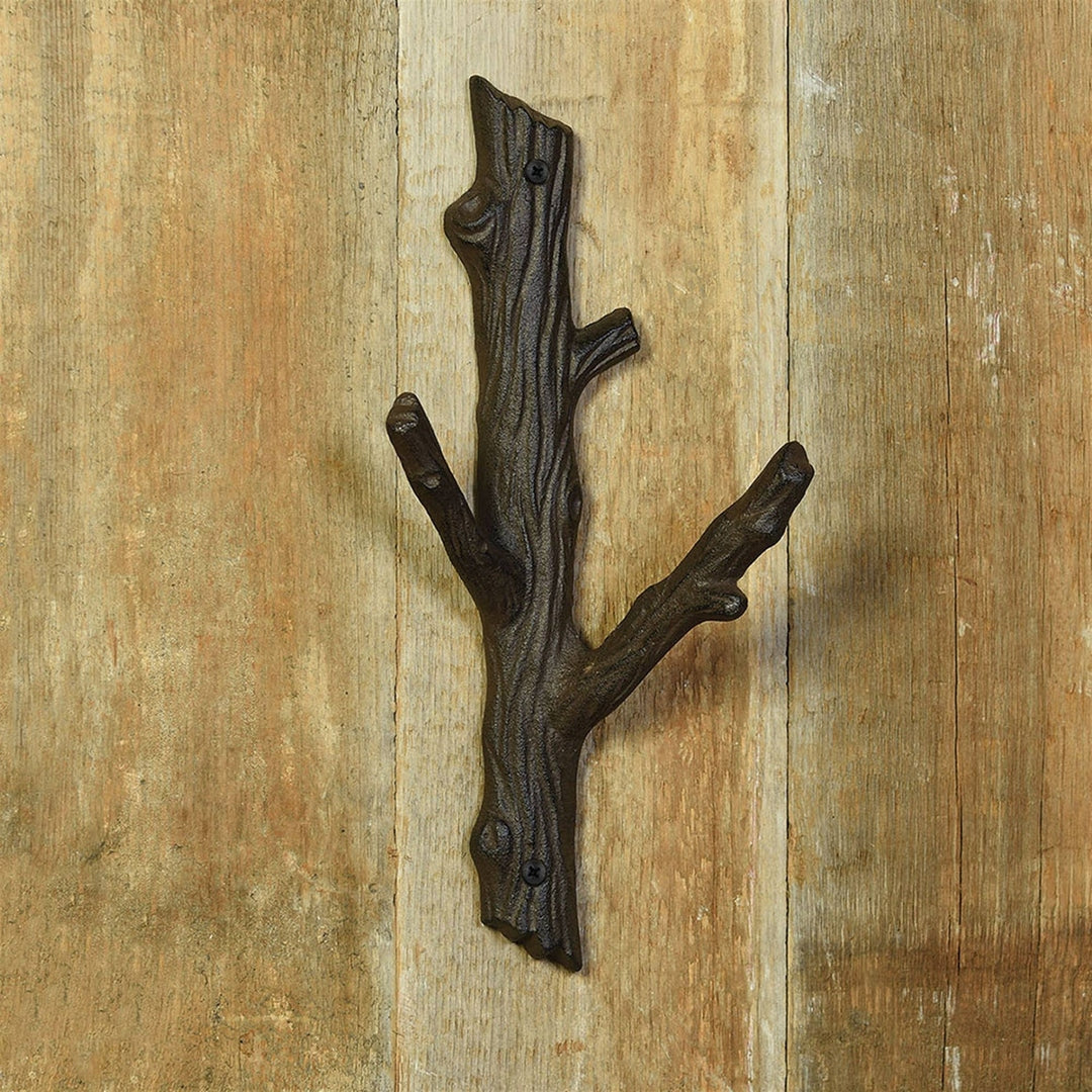 Faux Bois Cast Iron Wall Hook