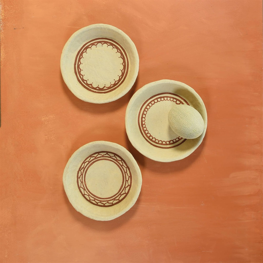 Paper Mache Bowl - Assorted