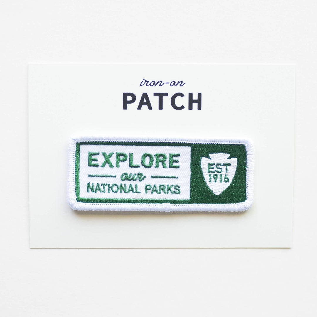 Explore Our National Parks Iron on Patch