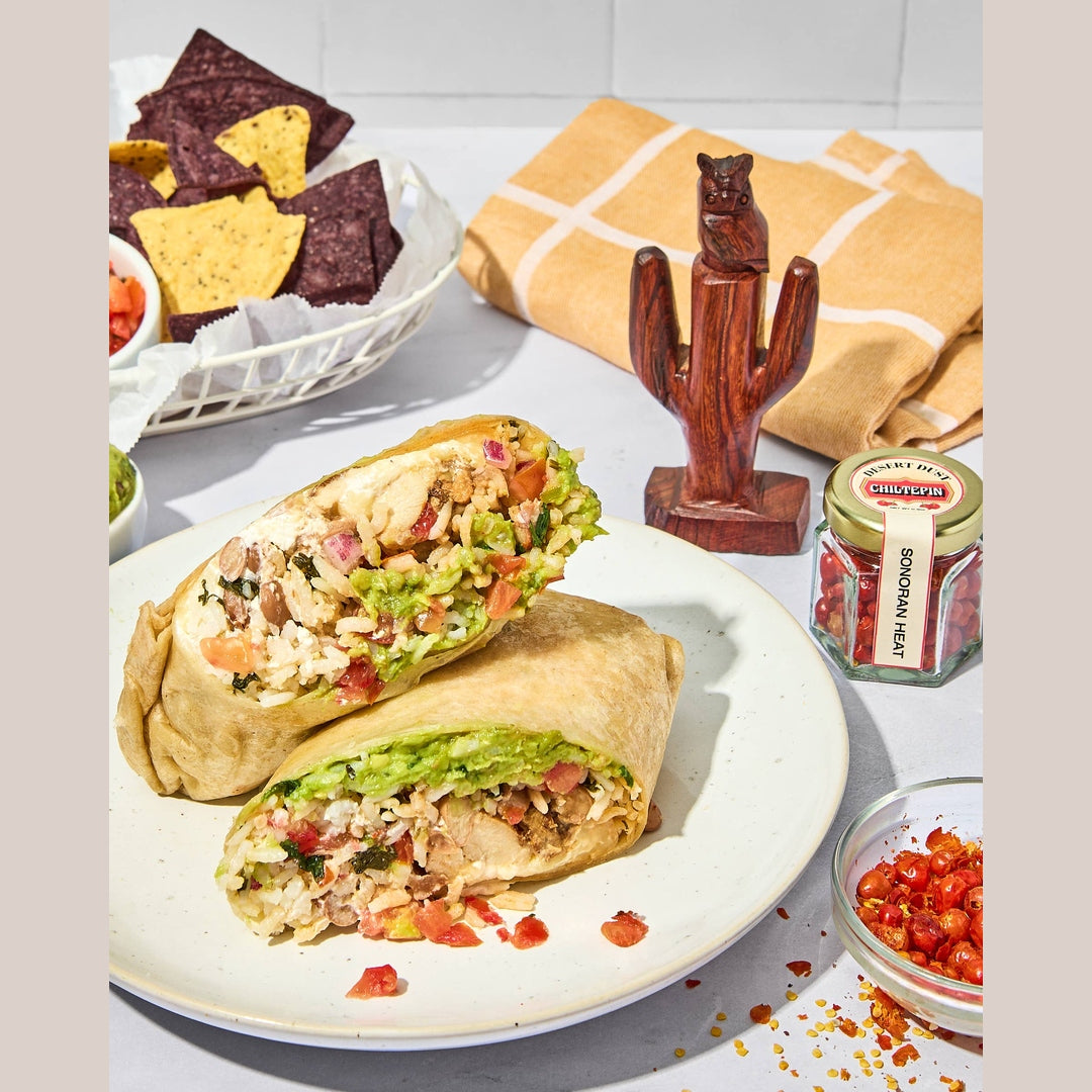 Chiltepin Pepper Gift Set- Artisanal handmade Cactus Grinder