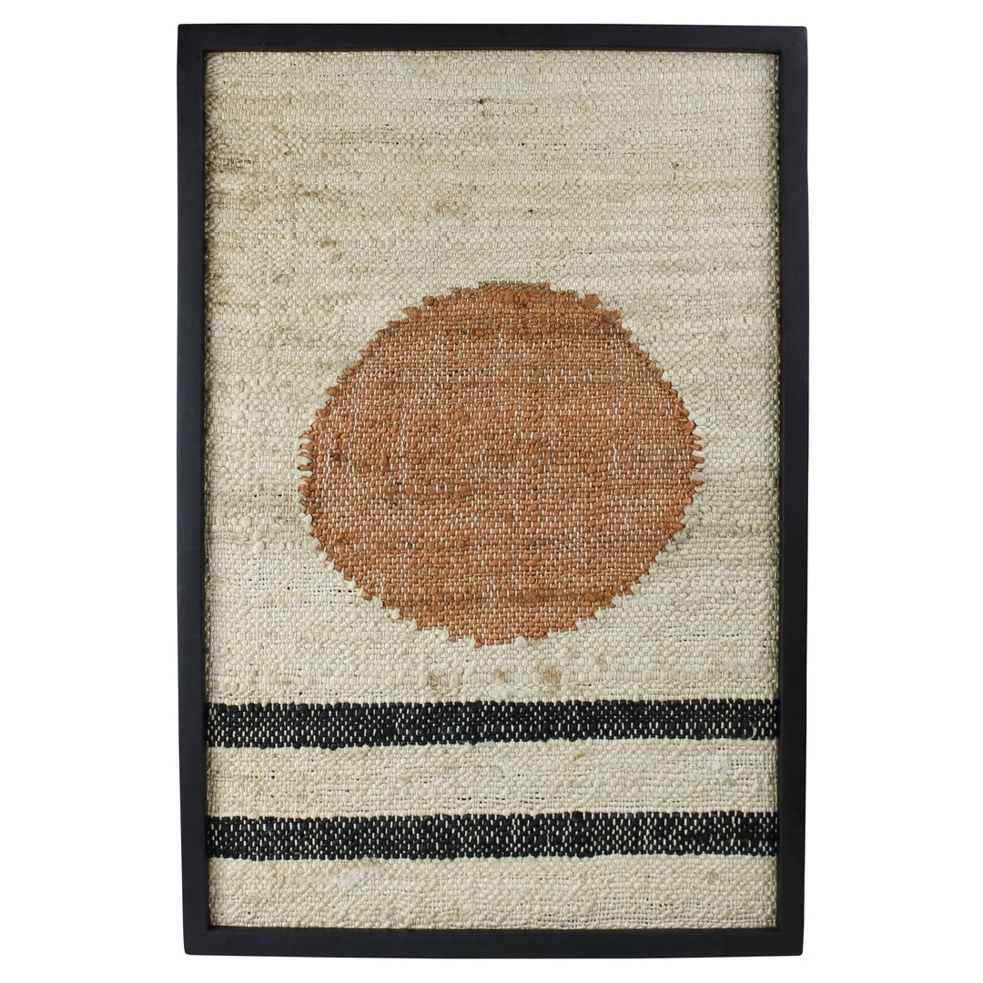 Mana Woven Wall Art, Circle Over Lines