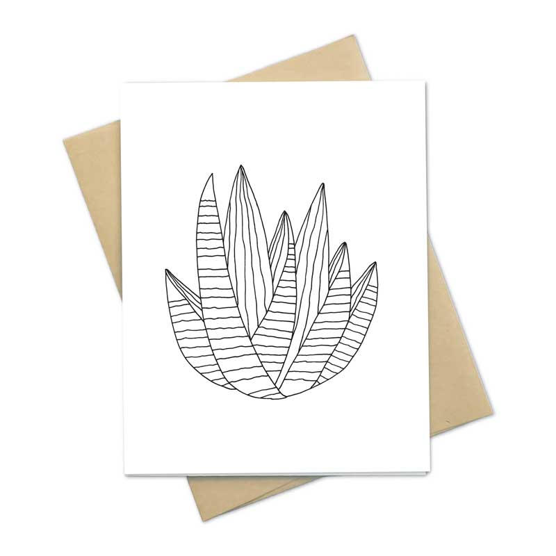 Agave Notecard