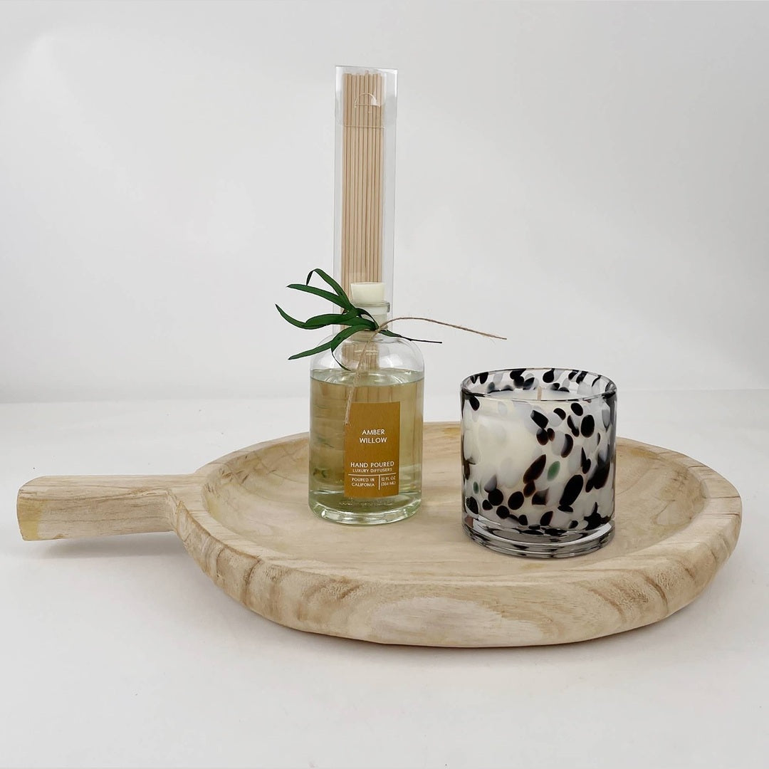 Paulownia Wood Tray with Handle