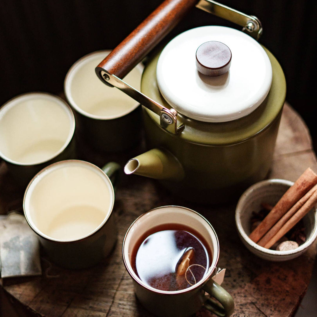 Enamel 2-Tone Mug Set - Perfect for Coffee & Tea Cups