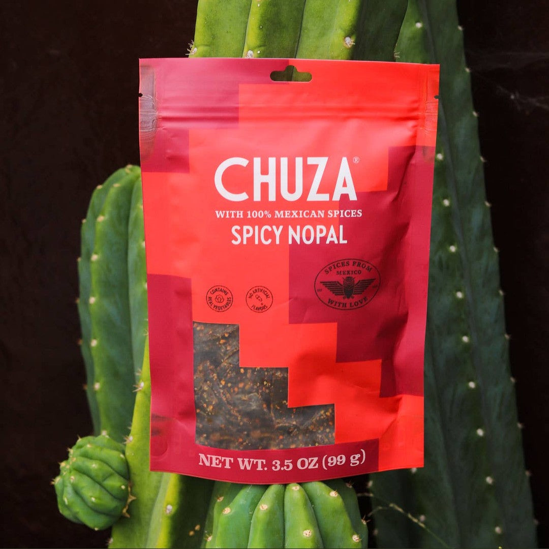 CHUZA Dried Cactus (Nopal) with Chili Seasoning - Snacks