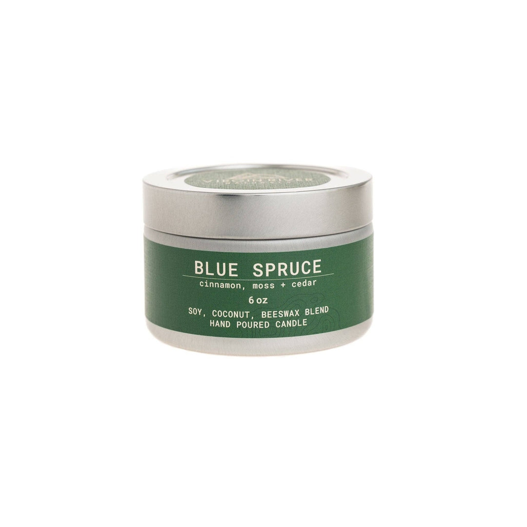 BLUE SPRUCE 6oz Travel Tin Candle