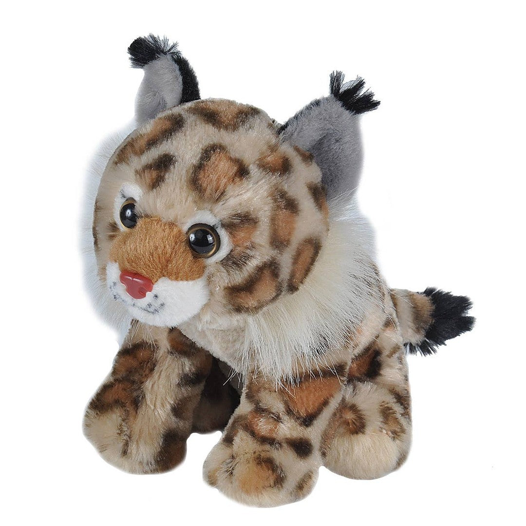 Mini Bobcat Stuffed Animal 8"