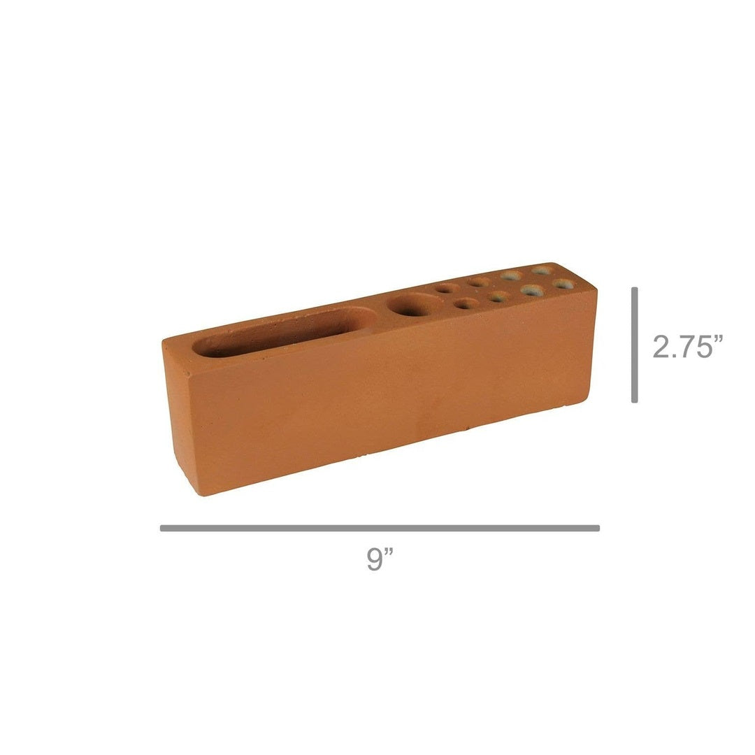Desk Organizer, Cement - Terra Cotta - Sm