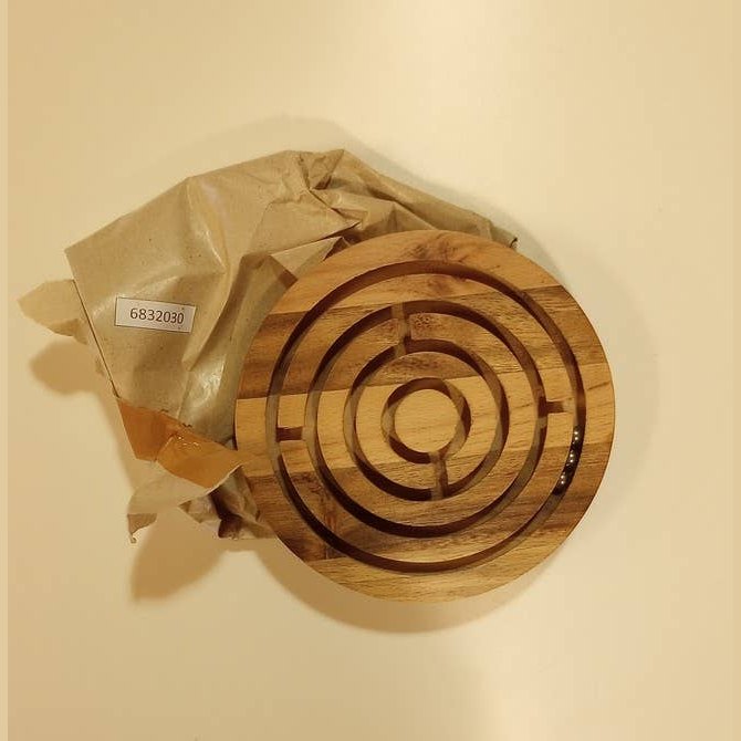Handheld Wooden Maze Game