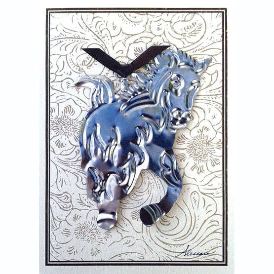 Mustang Keepsake Ornament on Greeting Card