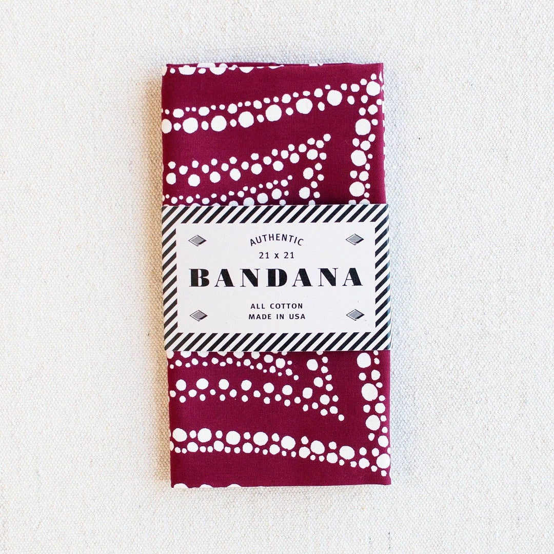 Pebble Bandana- Wine