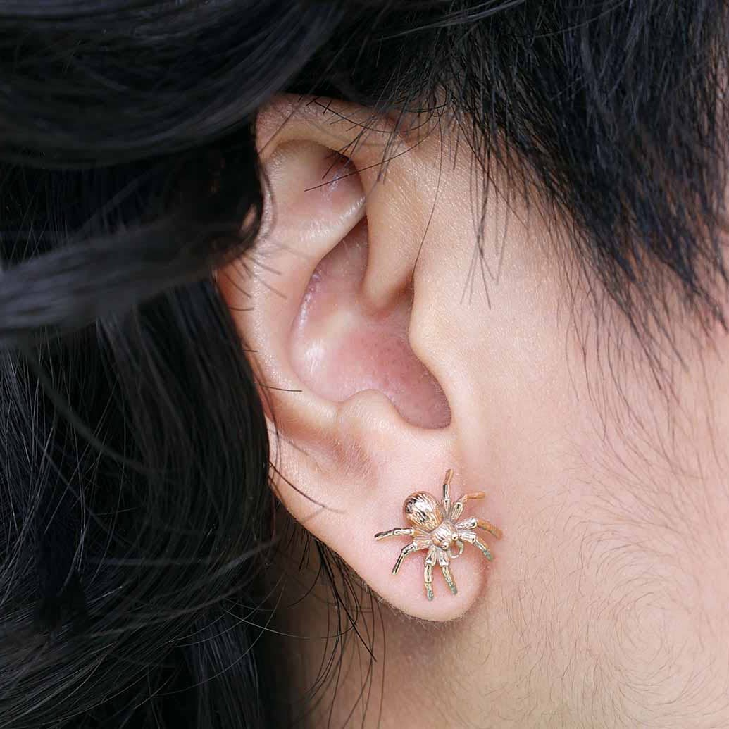Tiny Spider Earrings
