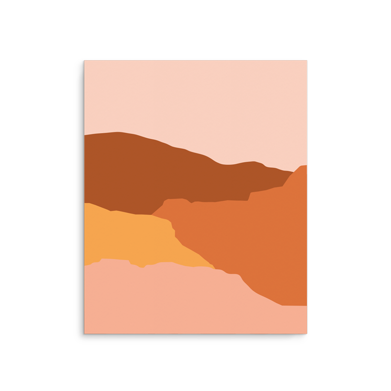 Sunset Bluffs Art Print