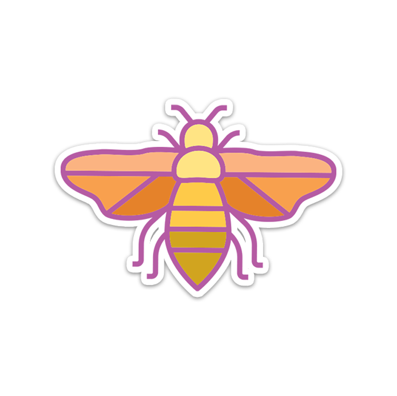 Bee Vinyl Sticker
