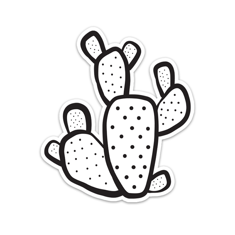 prickly pear cactus svg Prickly Pear Cactus Vinyl Sticker – Mojave | General Store