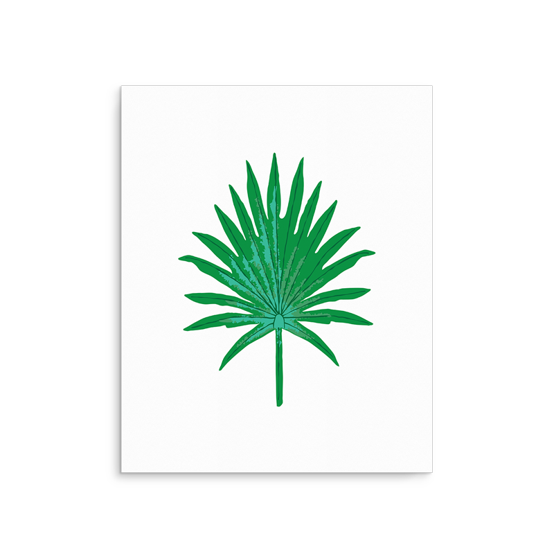 Palm Leaf Art Print