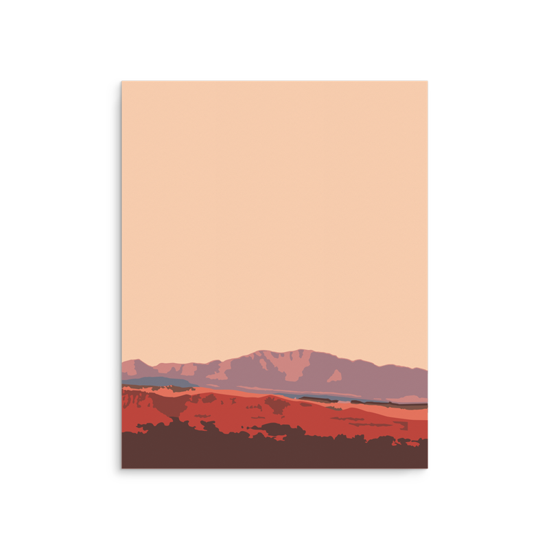 Pine Valley Mountains Art Print