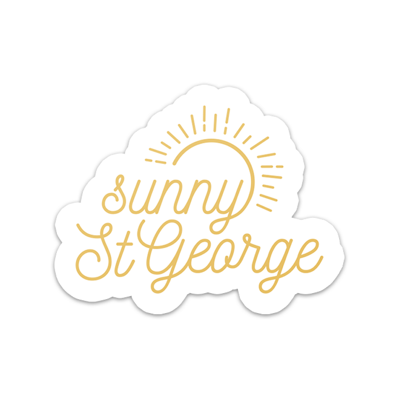 Sunny St. George Vinyl Sticker