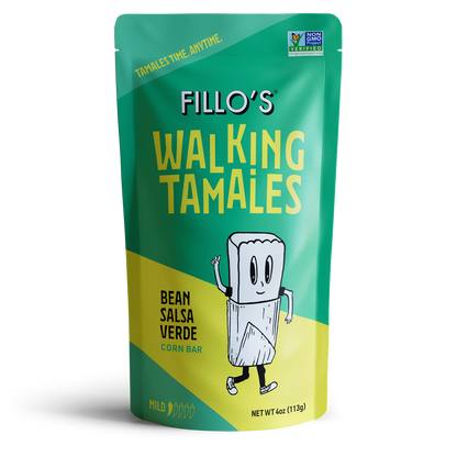 Bean Salsa Verde Walking Tamales