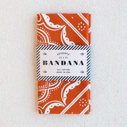 Western Bandana, Marmalade Orange