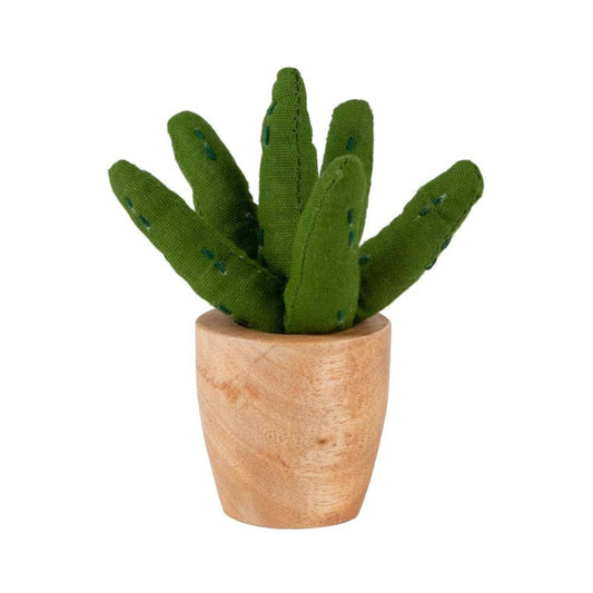 Handmade Mini Cotton Aloe Vera Plant