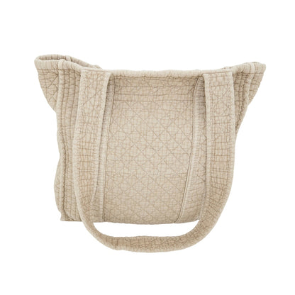 Soft Cotton Quilted Tote Bag