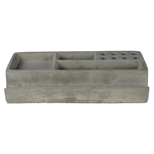 Cement Desk Organizer