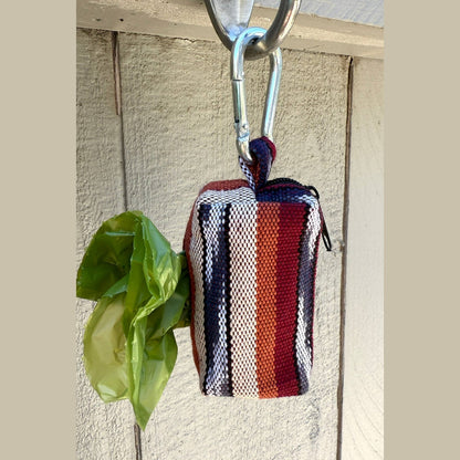 Esperanza – Dog Poop Bag Holder, Clip-On & Handwoven