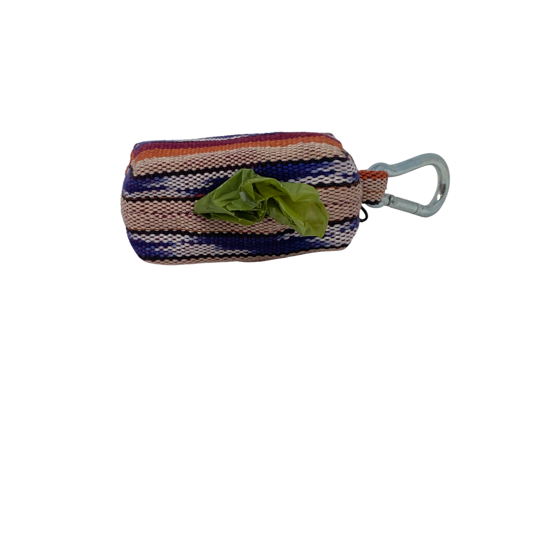 Esperanza – Dog Poop Bag Holder, Clip-On & Handwoven