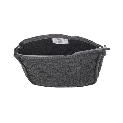 Soft Cotton Quilted Cosmetic Bag