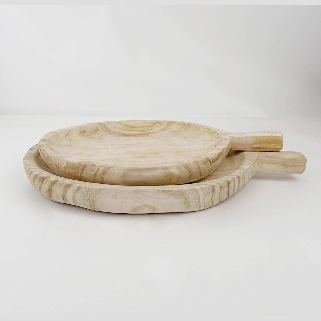 Paulownia Wood Tray with Handle