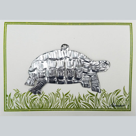 Tortoise Keepsake Ornament on Greeting Card