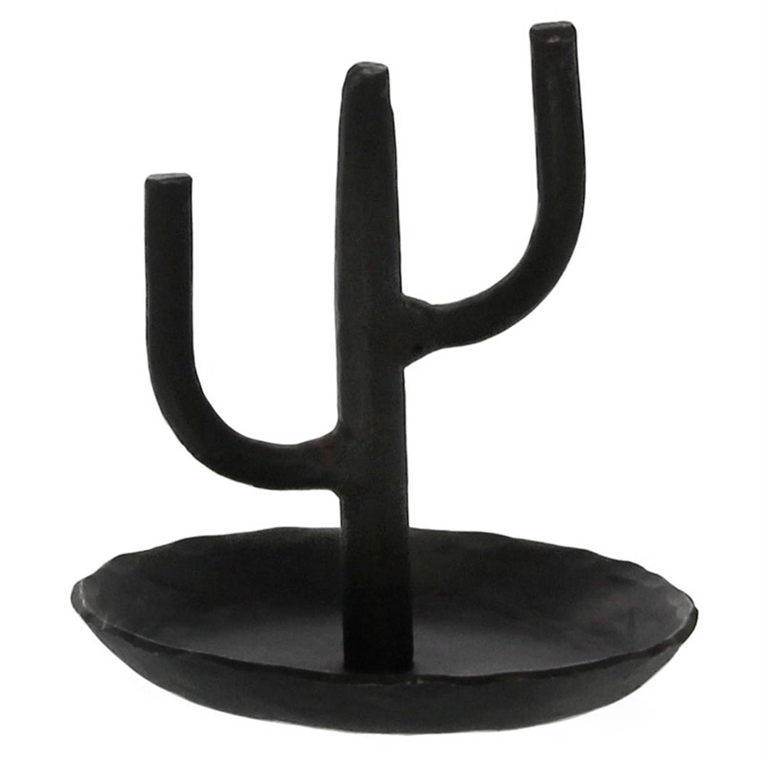 Black Iron Cactus Ring Holder