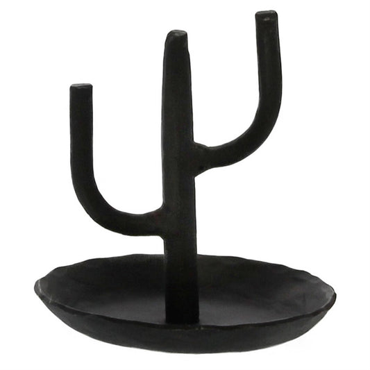 Black Iron Cactus Ring Holder