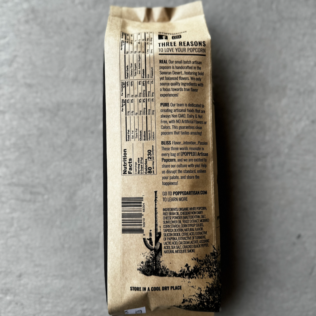 Mesquite Smoked Cheddar Artisan Popcorn