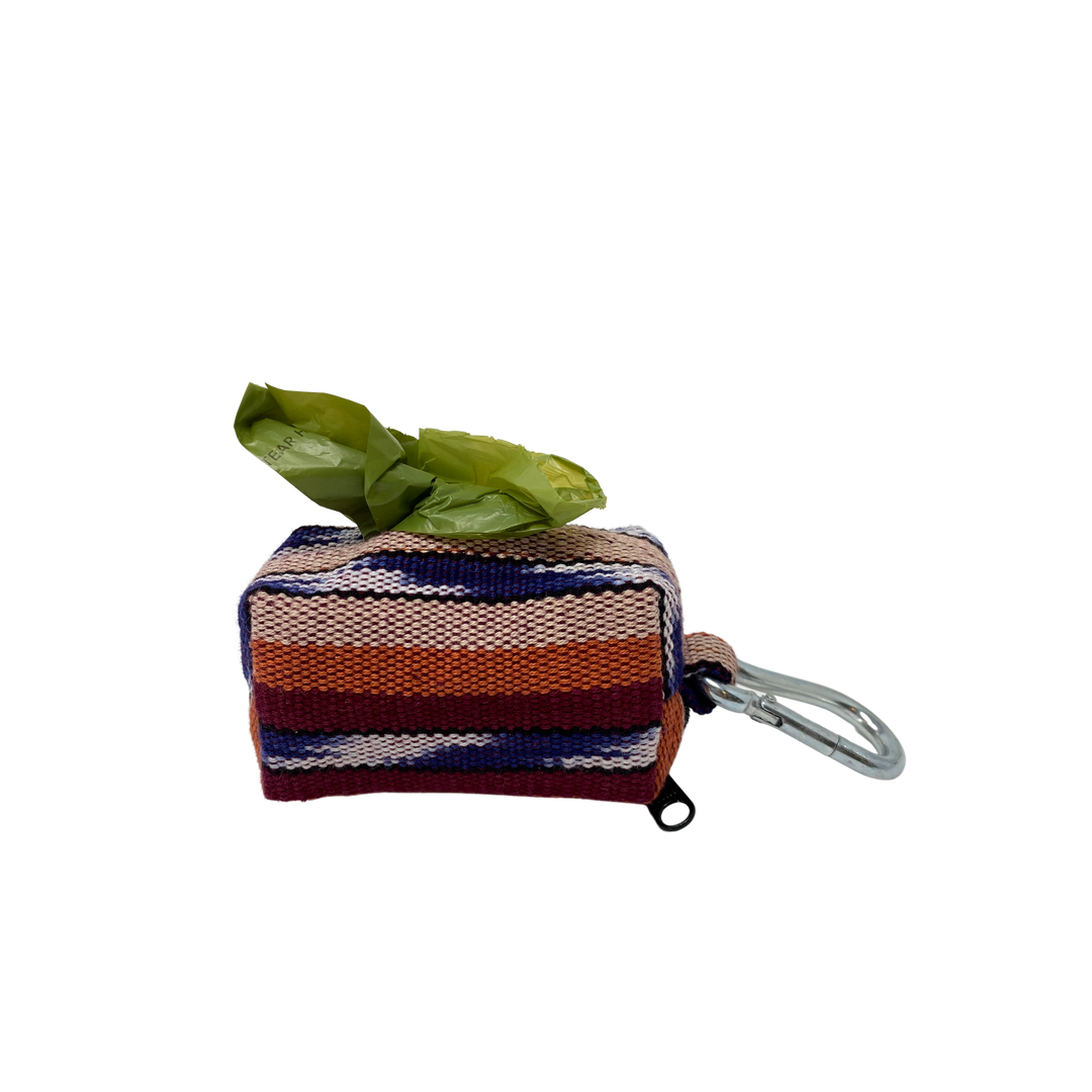 Esperanza – Dog Poop Bag Holder, Clip-On & Handwoven