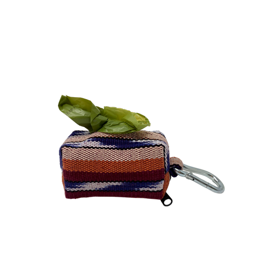 Esperanza – Dog Poop Bag Holder, Clip-On & Handwoven