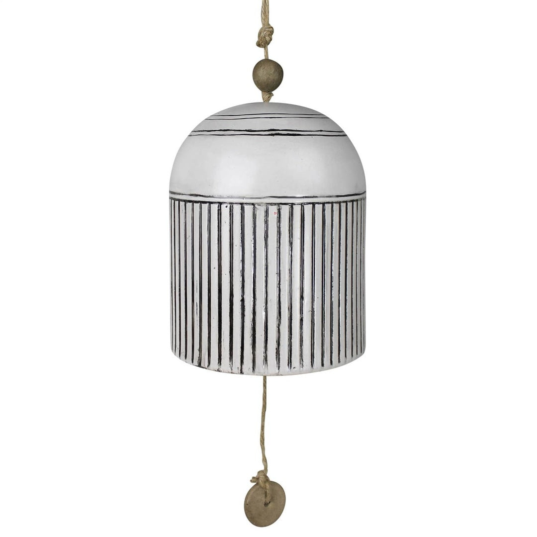Striped Ceramic Bell