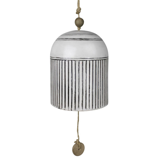 Striped Ceramic Bell