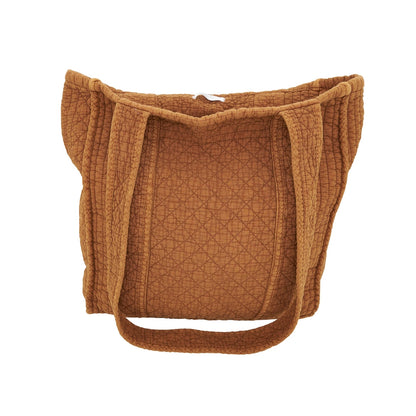 Soft Cotton Quilted Tote Bag